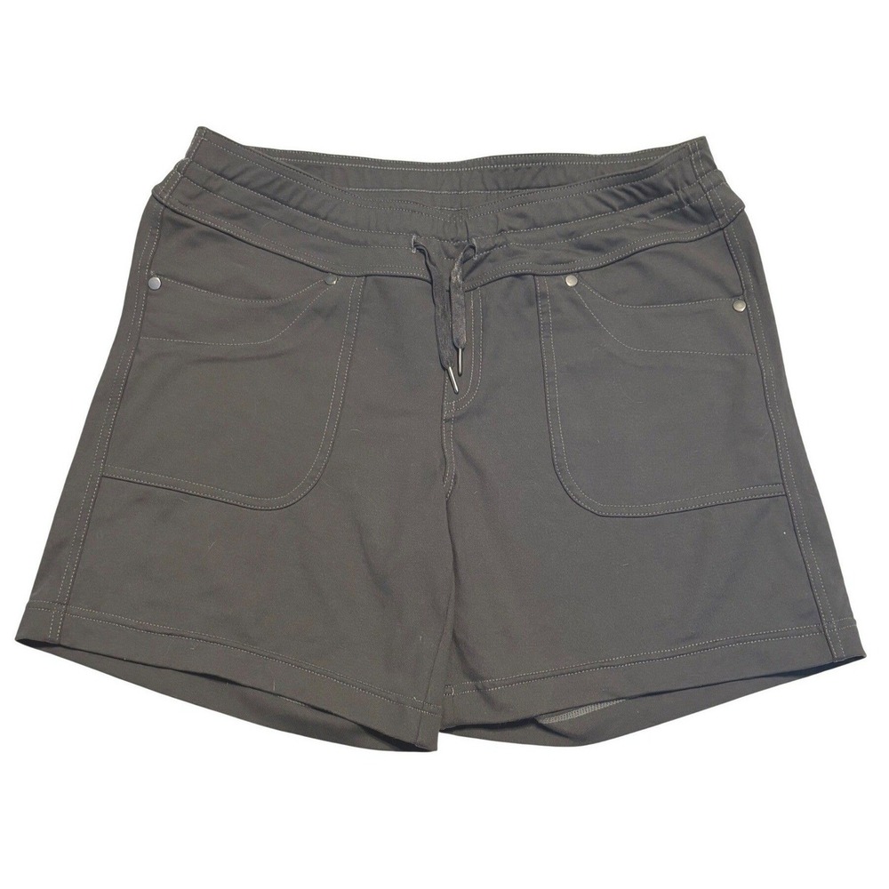 KUHL‎ Splash Shorts Women 10 Gray Hiking Outdoor Stretch Drawstring Pocket